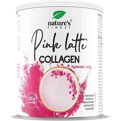 Nature's Finest Nutrisslim Pink Latte Collagen + Hyaluronic Acid 125 g