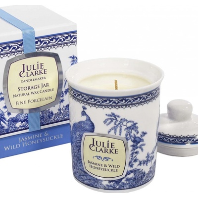 Julie Clarke Candlemaker Blue Peacock Jasmín a Zimolez 150 g