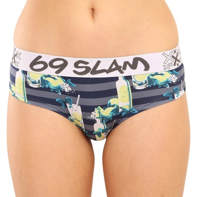 69SLAM Dámske nohavičky boxer bamboo mojito GWBJTO BB