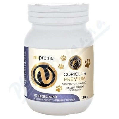 Nupreme Coriolus Versicolor extract 30% 100 kapsúl