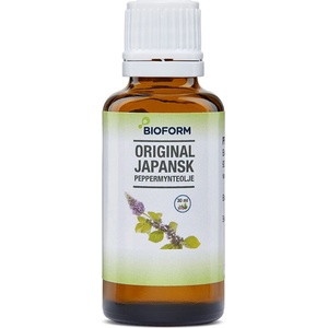 Bioform Болкоуспокояващо, при настинка и гадене - Масло от японска мента, 30 ml капки (1536 BFM)