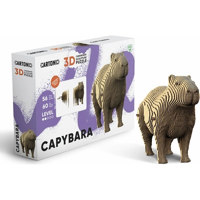Cartonic 3D puzzle CAPYBARA 56 ks