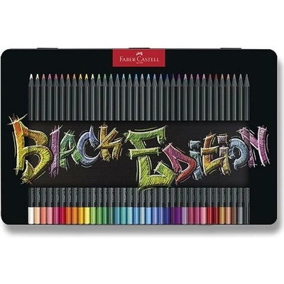 Farebné ceruzky Faber-Castell Black Edition - 36 farieb