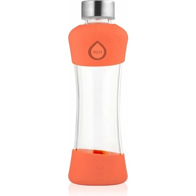 Equa Active skleněná láhev na vodu Tangerine 550 ml