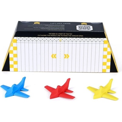 TODDLEROAD 2119 HANGÁR - 3 ergonomická letadla s funkční krabicí