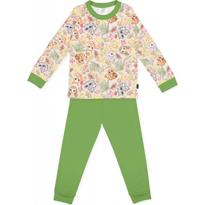 Darré dětské pyžamo zvířátka zelené