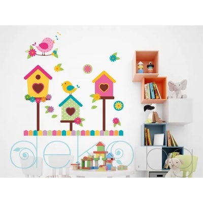 Красиви къщички и птици (1600)