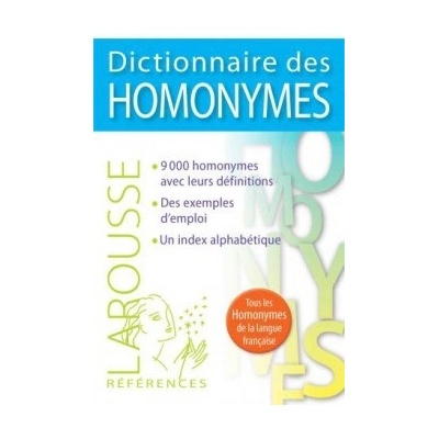 Dictionnaire des homonymes