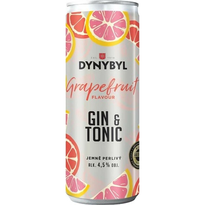 Dynybyl Gin&Tonic Spritz Grapefruit 4,5% 0,25 l (plech)