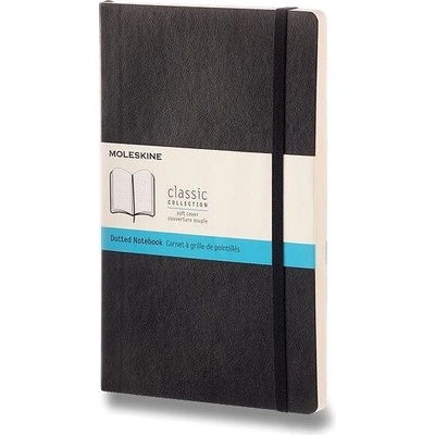 MOLESKINE L, měkké desky, tečkovaný, černý – Zboží Mobilmania