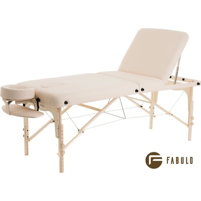 Fabulo Skladací masážny stôl GURU Plus Set Farba: krémová 192 x 76 cm 21,1 kg 2 farby