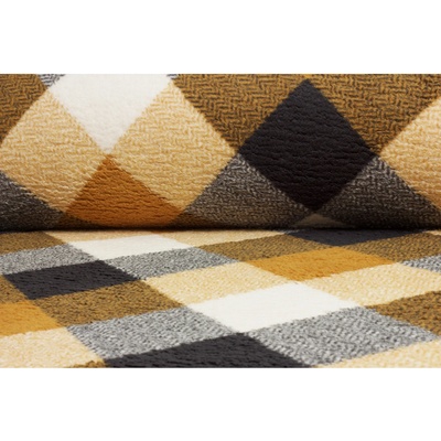 Coral fleece buklé - Geometrický vzor 200 cm šíře