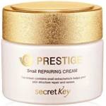 Secret Key Prestige Snail Repairing Cream, крем за лице с филтрат от охлювен секрет (8809305990984)