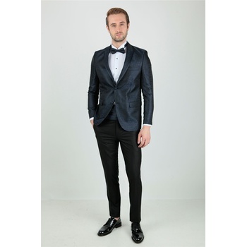 Centone Мъжки костюм смокинг - Тъмно син #269201 (269201_Тъмно синьо)