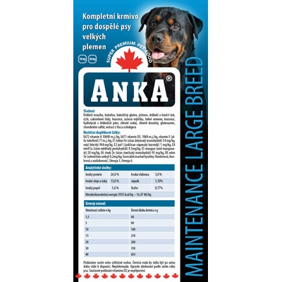 Anka Adult Large Breed 10 kg
