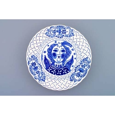Cibulák Tanier Výročný 1998 reliéfny závesný 18cm Originálny Český Porcelán Dubí