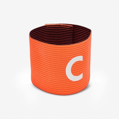 KIPSTA Obojstranná kapitánska páska modro-oranžová dospelí