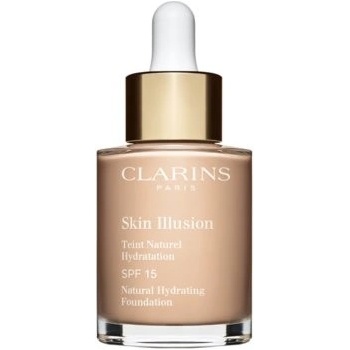 Clarins Skin Illusion Natural Hydrating Foundation rozjasňující hydratační make-up SPF15 102.5 Porcelain 30 ml