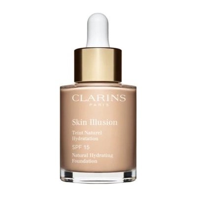 Clarins Skin Illusion Natural Hydrating Foundation rozjasňující hydratační make-up SPF15 102.5 Porcelain 30 ml