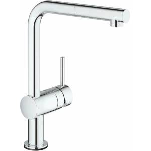 GROHE Кухненски смесител Grohe Minta Touch с издърпващ се душ, хром (31360001)