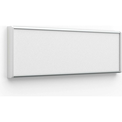 Accept Dveřní tabulka ACS (zásuvný systém, 187 × 62 mm) (stříbrná tabulka (šedé bočnice))