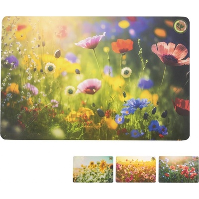 Orion Prestieranie LÚČNE KVIETI plast dekory mix 43,5x28,5 cm