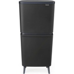 Brabantia Тъмносиво пластмасово кошче за боклук 25+10+10 l за рециклиране SortUp Recycle Hi - Brabantia (275043)