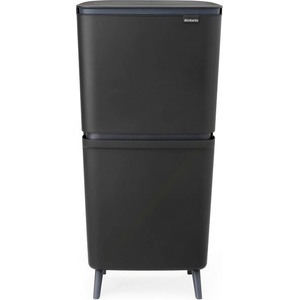 Brabantia Тъмносиво пластмасово кошче за боклук 25+10+10 l за рециклиране SortUp Recycle Hi - Brabantia (275043)