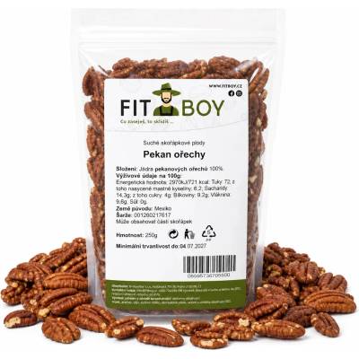 FITBOY Pekan orechy 250 g