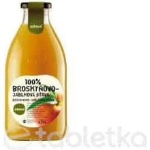 Zdravo 100% broskyňa a jablko 0,75 l