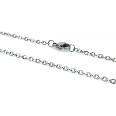 Jan Kos jewellery Řetízek z oceli typu anker 12107821