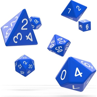 Oakie Doakie Dice RPG Set SolidBlue Kocka Set 7