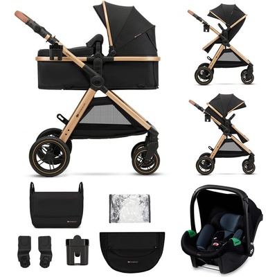 Kinderkraft kombinovaný 3v1 Esme Pure Black 2025 – Zboží Dáma
