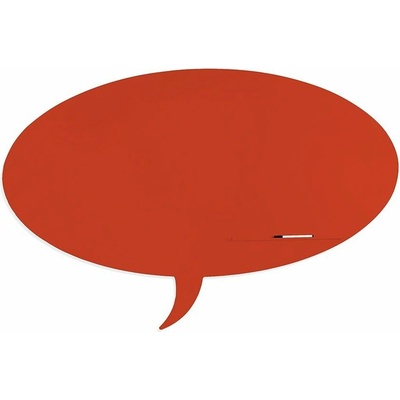 ROCADA Skin Shape Talk 6440-2002 tvar bubliny, 115 x 75 cm rumělková RAL 2002