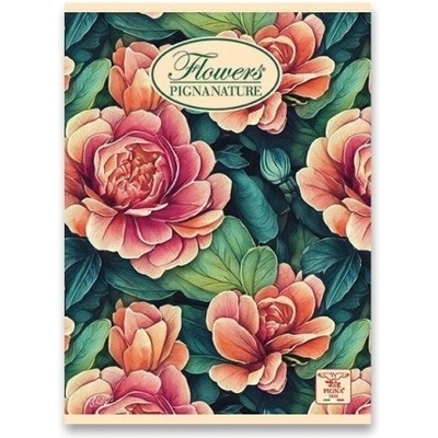 Pigna Školní sešit 544 Nature Flowers A5 linkovaný