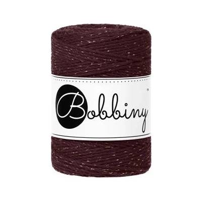 Bobbiny Macrame rope 3PLY - (1,5mm) Bobbiny - Macrame rope 3PLY - (1,5mm): Golden burgundy