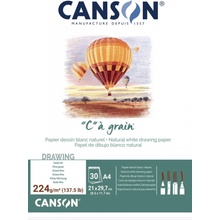 Canson Pad Càgrain A4 224 g White Skicár