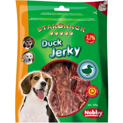 Nobby StarSnack Duck Jerky sušená kačacia svalovina 375 g