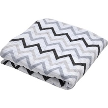 Lodger Cocooner Limited Edition Zig Zag Print čierna bílá