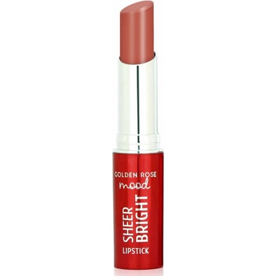 Golden Rose Mood Червило Sheer Bright, 101 Nude Glow, 3.3 g