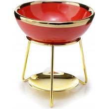 Puckator aroma lampa keramika 11 cm zlatá červená