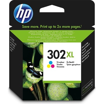 HP Консуматив за принтер HP 302XL High Yield Tri-color Original Ink Cartridge (F6U67AE)