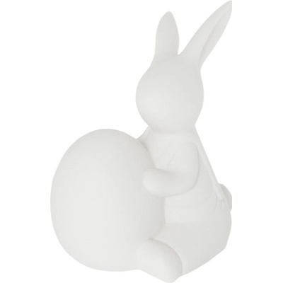 Storefactory Velikonoční dekorace OTTO 10 cm, bílá barva, porcelán