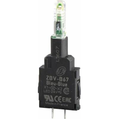 Schneider Electric ZBVB17 LED modul, Ø 22, integrovaná bílá LED, 24 V. Příslušenství pro malé rozvodnice 1 ks