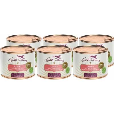Terra Canis Light Turkey with celery pineapple & buckthorn berry 6 x 200 g