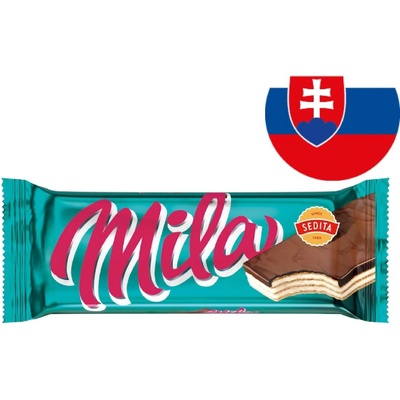 Sedita Mila polomáčané oblátky s mliečnou náplňou 50 g