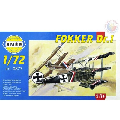 Směr Fokker Dr.I slepovací stavebnice letadlo 1:72