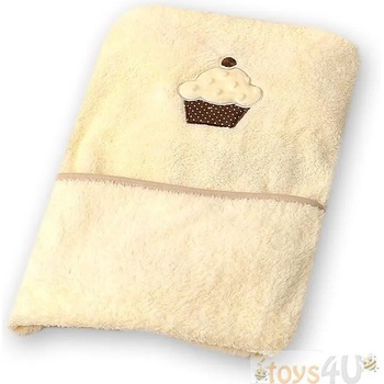 Image 1 of Бебешко одеяло с мъфини жълто 100 х 90 см 62139-1