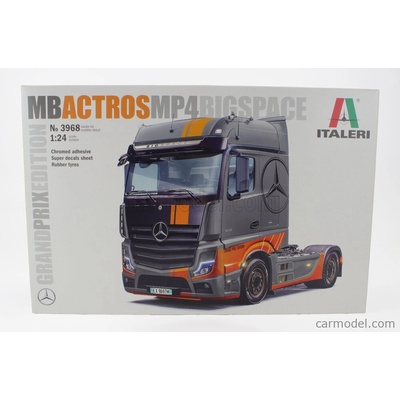 Italeri Mercedes Benz Actros 1845 Mp4 Veľkopriestorový ťahač Grand Prix Edition 2 assi 2020 / 1:24
