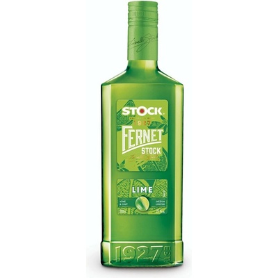 Fernet Stock Lime 27% 1 l (čistá fľaša)